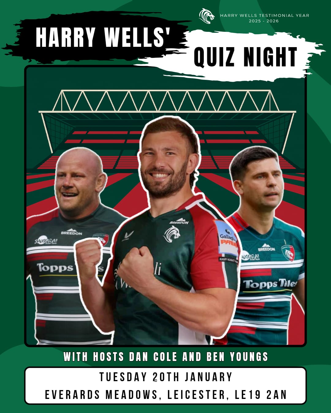 Harry Wells Testimonial Quiz Night